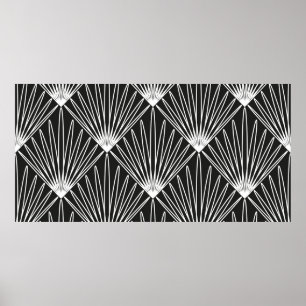 Sömlös geometrisk mönster poster