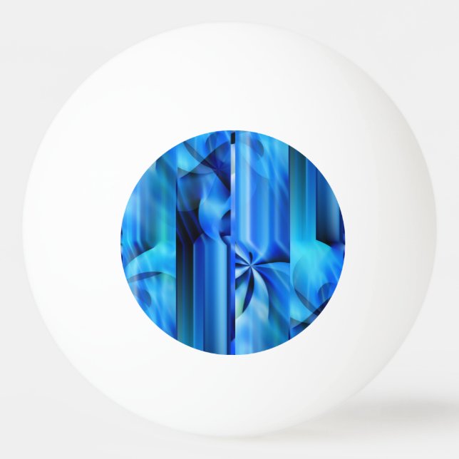 Sömlös grafik - blå svart I Pingisboll (Framsidan)