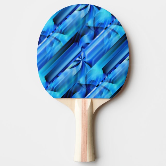 Sömlös grafik - blå svart I Pingisracket (Framsidan)