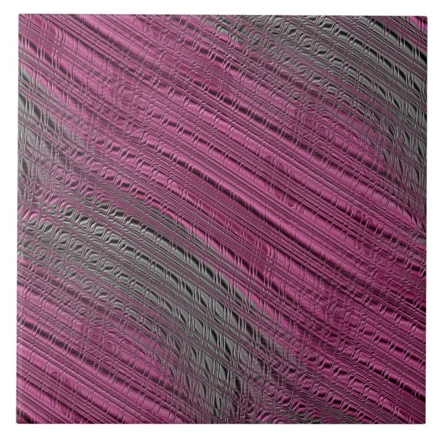 Sömlös Grått-keramisk platta av Rosa Kakelplatta (Framsidan)