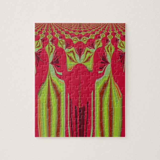 Sömlös Hakuna Matata-design Pussel (Vertikal)