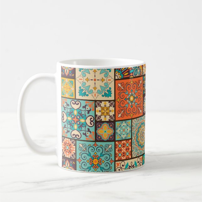 Sömlös islamisk, arabisk mönster. kaffemugg (Vänster)