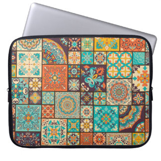 Sömlös islamisk, arabisk mönster. laptop fodral