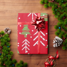 Sömlös jul Mönster Gift Bag
