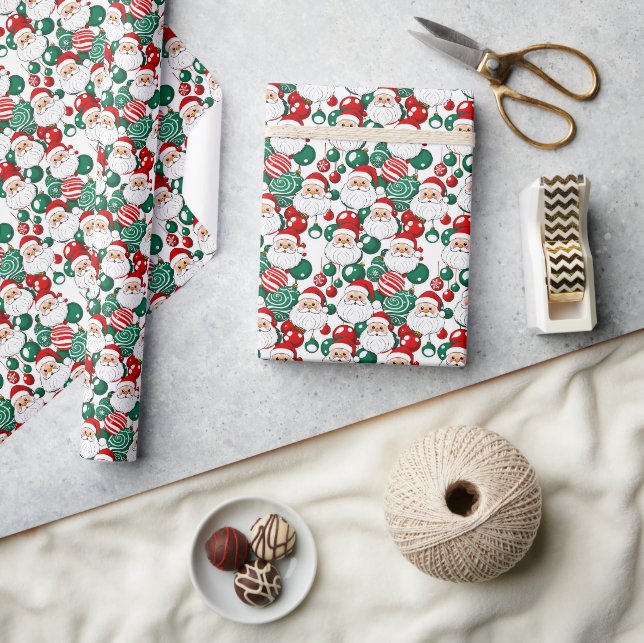 Sömlös juldag i Mönster Presentpapper (Hantverk)
