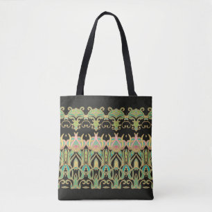 Sömlös konsthantel i Art nouveau stil Tygkasse
