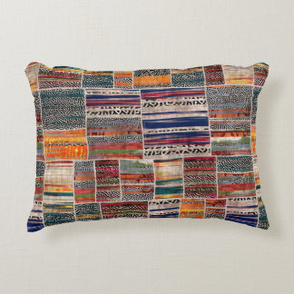 Sömlös lappning av kollage quilt mönster-utskrift prydnadskudde