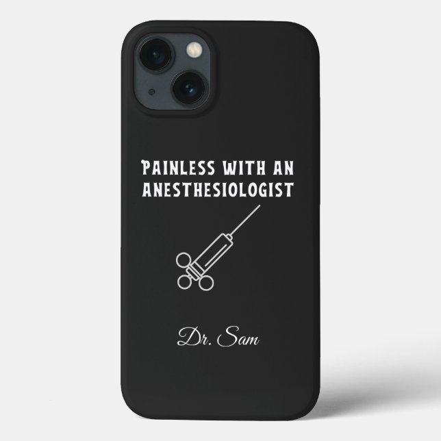 Sömlös med anestesiolog, anestesiologi (Baksida)