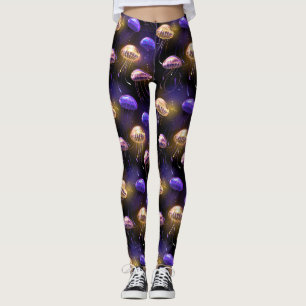 Sömlös med glättande maneter leggings