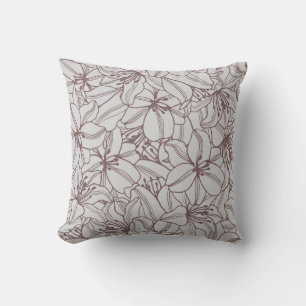 Sömlös mönster av blommor vintage. Hand d Kudde