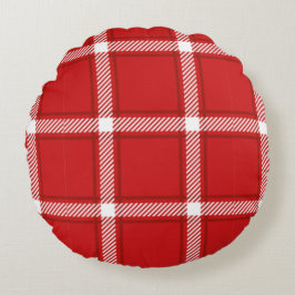 Sömlös mönster-design med kvadratisk abstrakt rund kudde