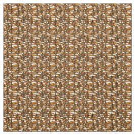 Sömlös Mönster i Höst löv Tyg