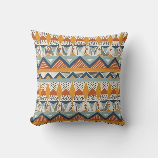 Sömlös mönster i navajo stil kudde (Framsida)