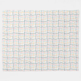 Sömlös Mönster-korsningsdörr Linjer Fleecefilt