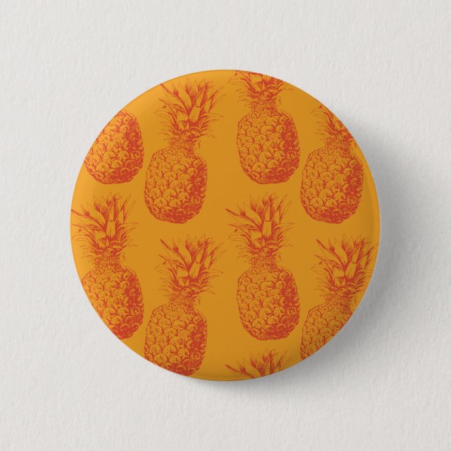 Sömlös mönster med ananas knapp (Framsida)