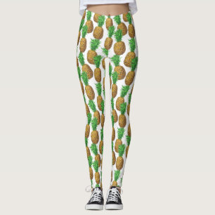 Sömlös mönster med ananas leggings
