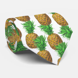 Sömlös mönster med ananas slips