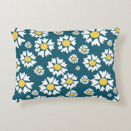 Sömlös mönster med blommor prydnadskudde