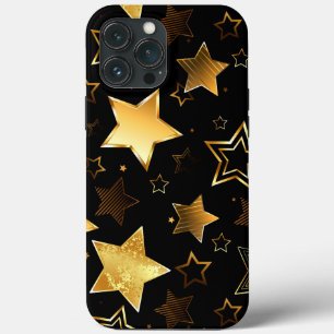 Sömlös mönster med Golden Stars