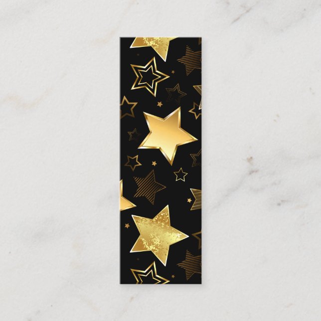 Sömlös mönster med Golden Stars (Framsida)