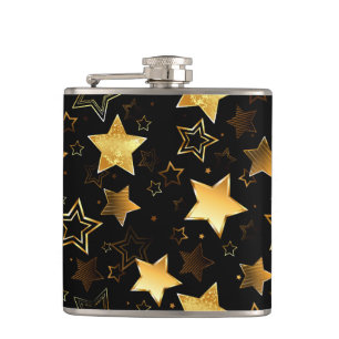 Sömlös mönster med Golden Stars Fickplunta