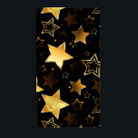 Sömlös mönster med Golden Stars Fraktsedel<br><div class="desc">Sömlös med Golden Stars på svart bakgrund. Guld stjärna.</div>