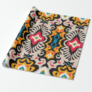 Sömlös mönster med paisley-prydnadsföremål presentpapper
