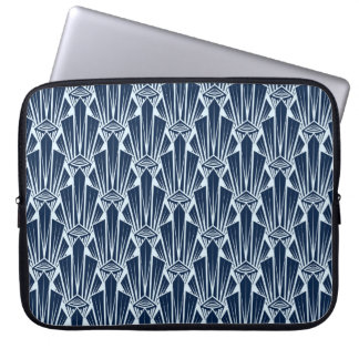 Sömlös mönster-ornament med stiliserad geometri laptop fodral