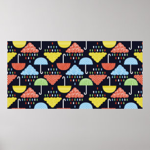 Sömlös mönster poster