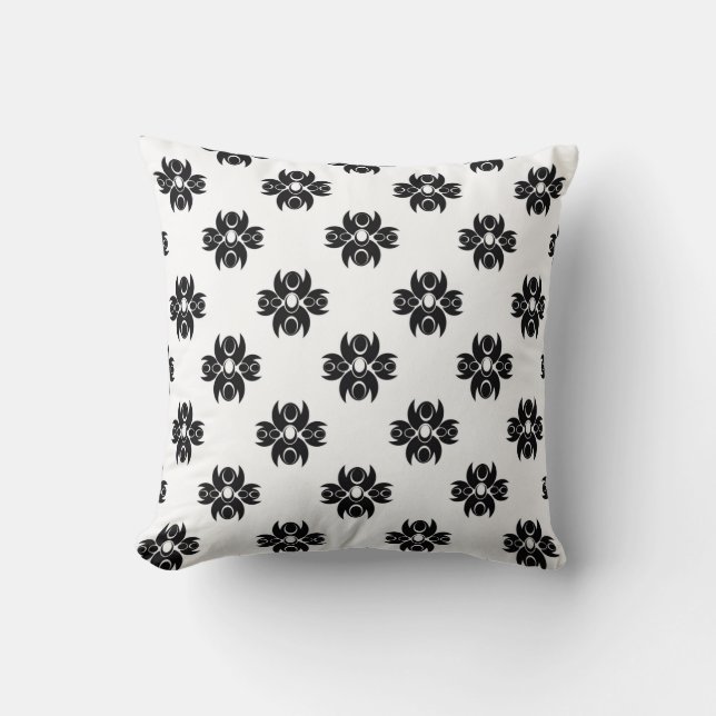 Sömlös mönsterabstrakt, arabesque,arabisk kudde (Framsida)