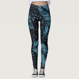Sömlös mörk, struktur, abstrakt vintage. leggings