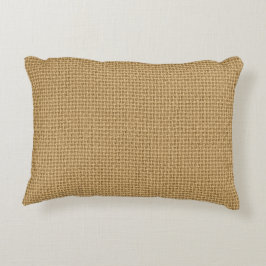 Sömlös Naturlig Jute Burlap Tyg Textur Mönster Prydnadskudde