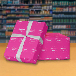 Sömlös omslagning av Rosa för Mönster Business Log Presentpapper