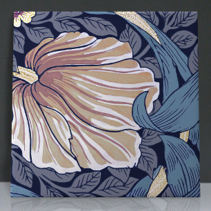 Sömlös Pimpernel 10 av 12 Dusty Blue Warm White Kakelplatta