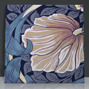 Sömlös Pimpernel 11 av 12 Dusty Blue Warm White Kakelplatta