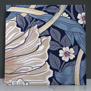 Sömlös Pimpernel 4 av 12 Dusty Blue & Warm White Kakelplatta