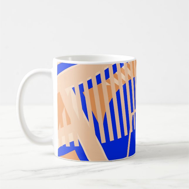 Sömlös poppkonst Mönster. ABSTRAKT FÄRG STRUKTUR w Kaffemugg (Vänster)