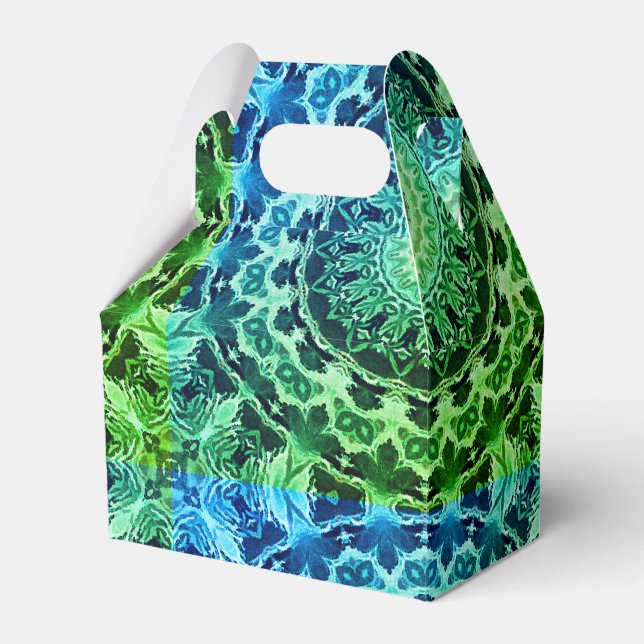 Sömlös, rund, prydnadsmandala mönster arabic k presentaskar (Framsidan Sidan)