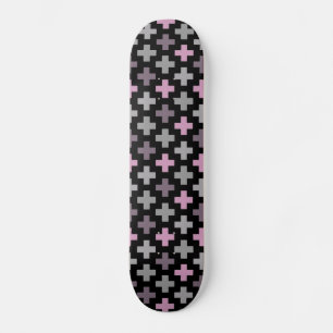 Sömlös Skateboard Kor Mönster Bräda 21,5 Cm
