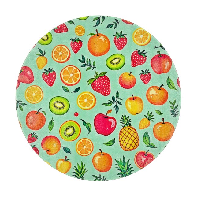 Sömlös sommarfruktdesign (Framsidan)