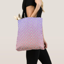 Sömlös söt mönster Shopper