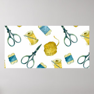 Sömlös stickning av mönster poster