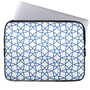 Sömlös turkisk färglös design arabisk cute laptop fodral