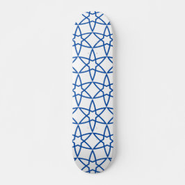 Sömlös turkisk färglös design arabisk cute mini skateboard bräda 18,5 cm