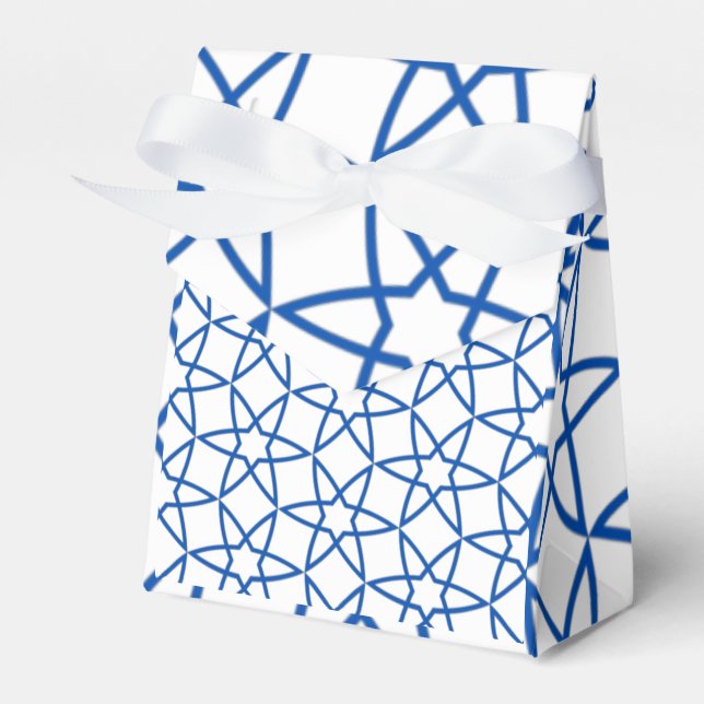 Sömlös turkisk färglös design arabisk cute presentaskar (Framsidan Sidan)