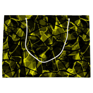 Sömlös vätska vågigt abstrakt svart grönt modern p