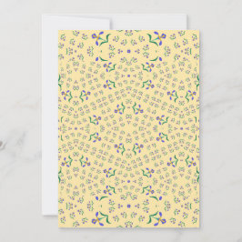 sömlös vektormönster blommor design inbjudningar