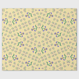 sömlös vektormönster blommor design presentpapper