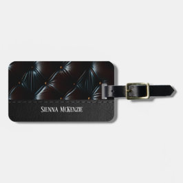 Sömlös Vintage Embossed bagagetagg Bagagebricka