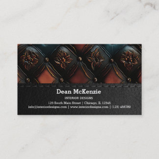 Sömlös Vintage inpräglad Visitkort